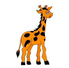 vector, giraffe character