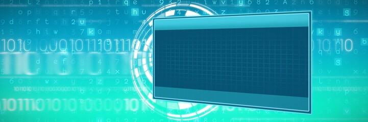 Composite image of digital background