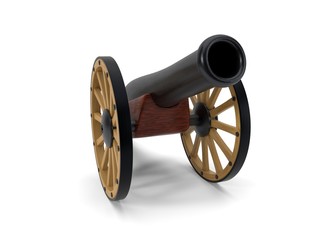 ramadan cannon. 3d illustration