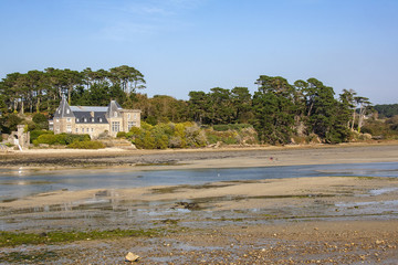 Le Conquet. Paysage sur la ria. Finistère. Bretagne