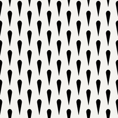 Seamless flower polka pattern