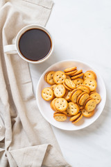 biscuit with pineapple jam