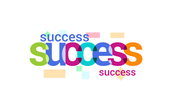 Success Overlapping vector Letter Design