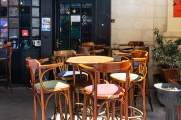 VALLETTA, MALTA - June 28, 2017: restaurant in Valletta,Malta Europe
