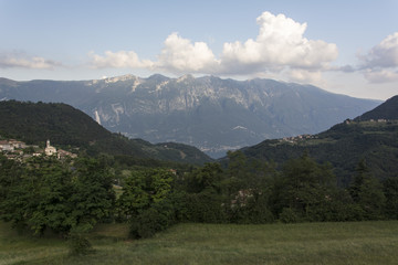 Obraz premium Panorama Lago di Garda Ovest