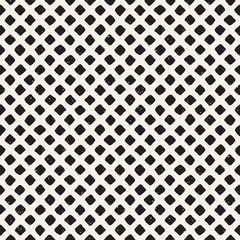 Hand drawn style seamless pattern. Abstract grungy geometric shapes background in black and white.