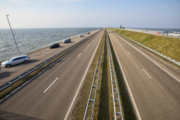 Fototapeta premium Afsluitdijk, Holland