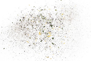 dust isolated on white background, with clipping path