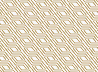 Abstract geometric pattern with lines. A seamless vector background. Graphic modern pattern.