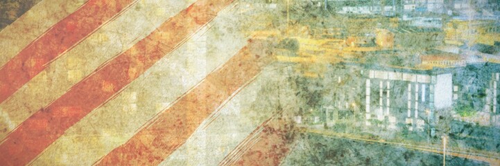 Composite image of usa national flag