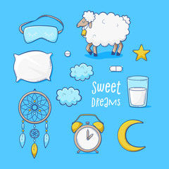 Sleeping set, sweet dreams