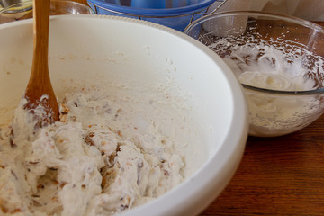 the process of making cottage cheese cake