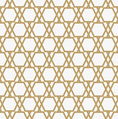 Fototapeta premium Abstract geometric pattern with lines. A seamless vector backgro