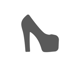 Woman High Heel Shoes and Sandal Icon
