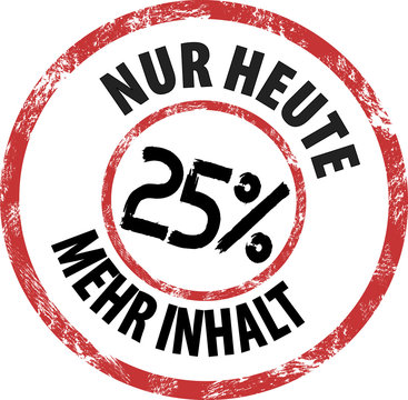 Stepel NUR HEUTE 25% MEHR INHALT-AI6 edit