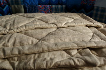 bedspread and dense fabric - 203373902