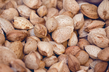Obraz premium background of almonds