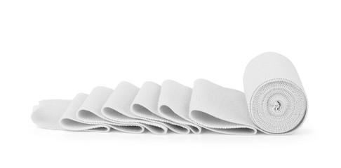 Medical bandage roll isolated