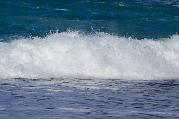 Waves on the beach