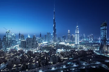 Tuinposter Dubai skyline, United Arab Emirates © Iakov Kalinin