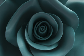 .A beautiful image of a rose of a green color close up