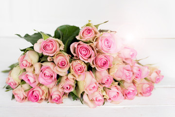 Obraz na płótnie Canvas Roses for mothers day