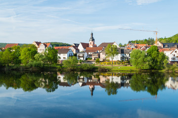 Fototapeta na wymiar Kreuzwertheim am Main