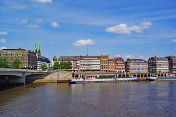 BREMEN a.d. Weser - Stadtpanorama 
