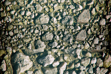 Ground texture like on Mars, sand surface, stone background