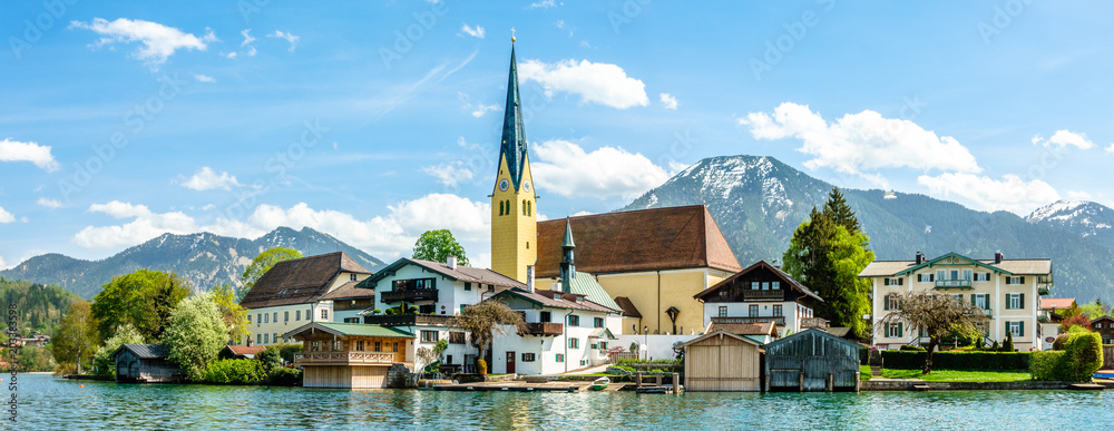 Wall mural tegernsee lake - bavaria - germany