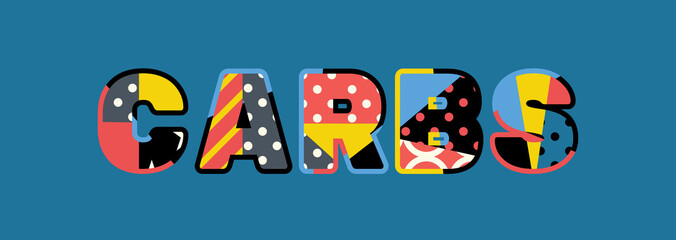 Carbs Concept Word Art Illustration
