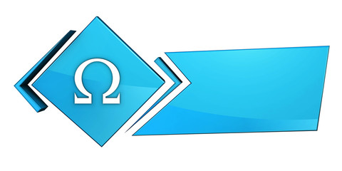 Niebieski baner 3D © vempireart