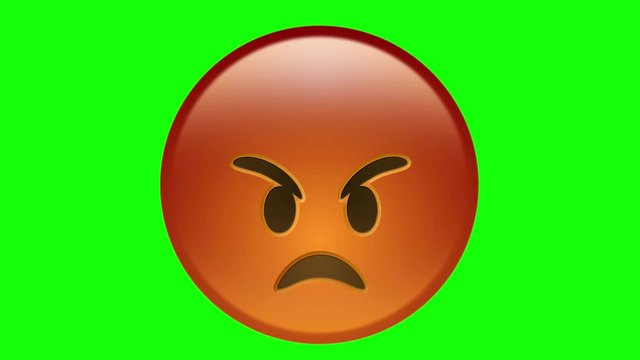 Angry Emoji. This animated Emoji is part of a collection, check out my page for more! For best results use: (Pr) Ultra key &ndash; standard settings (Ae) Keylight &ndash; Gain-100 Balance-0