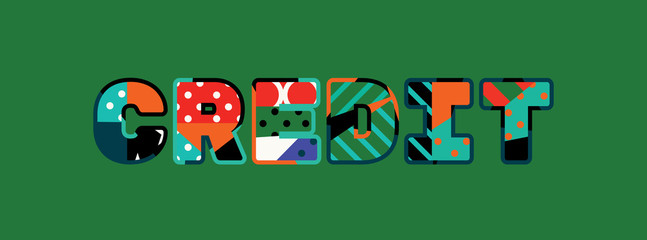 Credit Concept Word Art Illustration