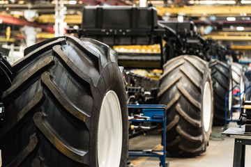 Fototapeta premium Assembly workshop at big industrial plant