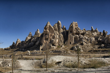 Tturkey, Cappadocia, rock, landscape, travel, anatolia, goreme, mountain