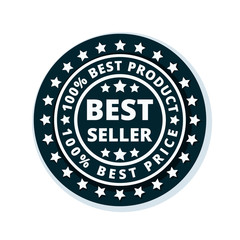 Best Seller label illustration
