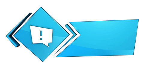 Niebieski baner 3D © vempireart