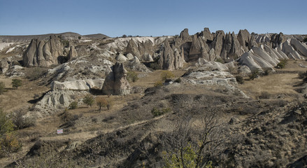 Tturkey, Cappadocia, rock, landscape, travel, anatolia, goreme, mountain