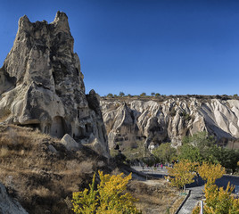 Tturkey, Cappadocia, rock, landscape, travel, anatolia, goreme, mountain