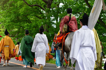Fototapeta premium Aoi Festival Kyoto, Japonia