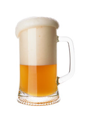 glasses with beer