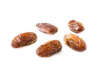 Dates isolated on white background

