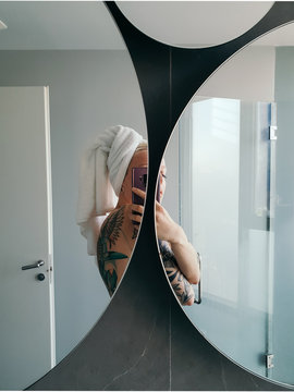 Ich im Spiegel