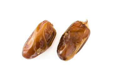 Dates isolated on white background


