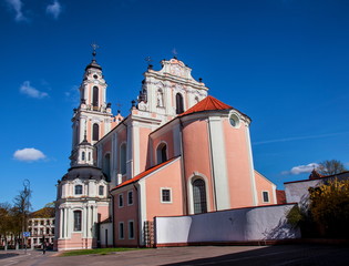 Church in the Old Town of Vilnius