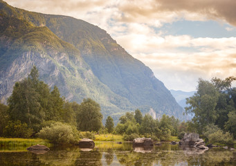 Chulyshman River valley