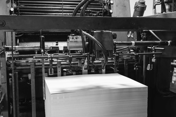 Printer ink machine rotary printing