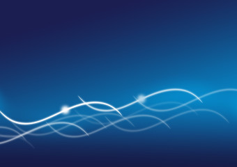 Abstract futuristic background in blue tones. Techno  geometric futuristic texture. Sinusoidal. Wave