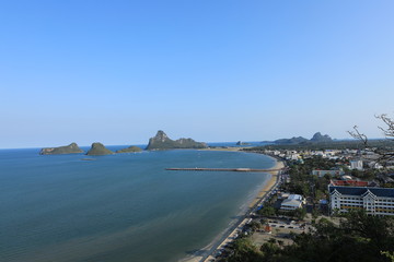 Look down from the height.